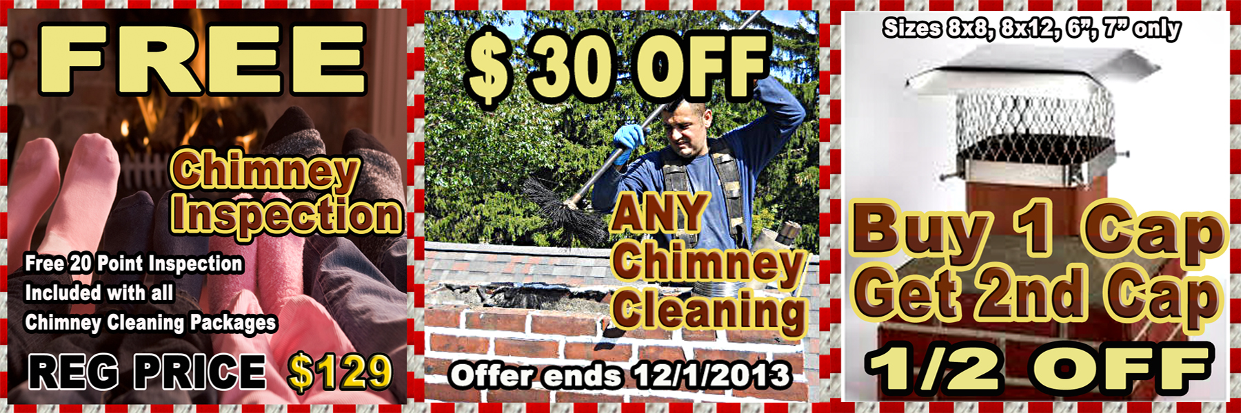 ProLine Chimney Cleaning Chimney Inspection Chimney Cap Coupon