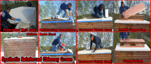 ProLine-Synthetic-Reinforced-Chimney-Crown-Installation