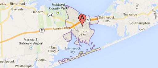 Hampton Bays, New York Google Maps