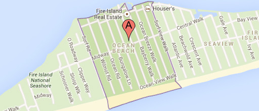 Ocean Beach, New York Google Maps