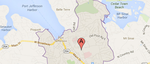 Port Jefferson, New York Google Maps